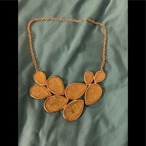 Gold tone sparkles olive green